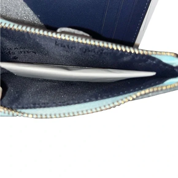 Kate Spade•Madison Blue Glow Small Zip Compact Wallet - Picture 5 of 12